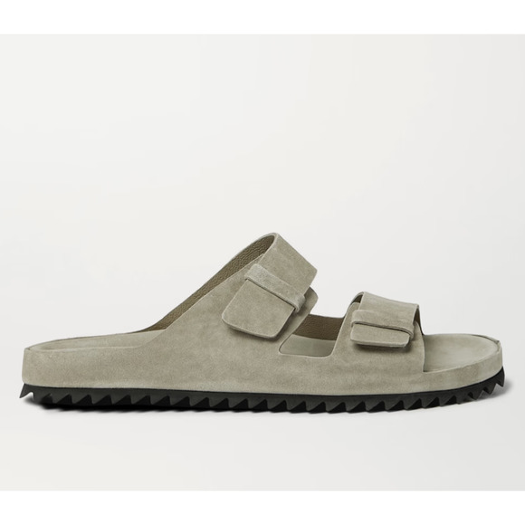 Officine Creative Agora 002 Otter Suede Slide Sandals 47 US 14 Birkenstock 1774